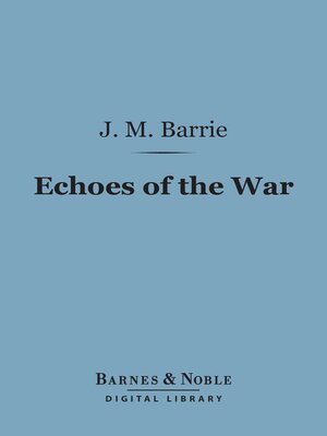 cover image of Echoes of the War (Barnes & Noble Digital Library)